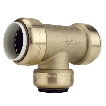 Apollo 1 in. IPS x 1 in. IPS x 1 in. CTS Brass Push-To-Connect Slip Tee FSBT11CTS1